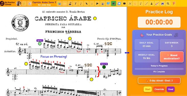 Dr. Costa performing guitar