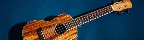 Dr. Costa playing ukulele